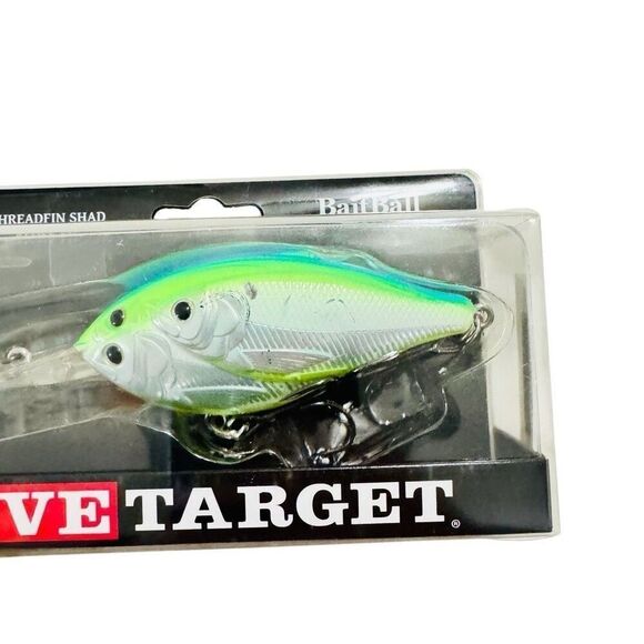 Threadfin Shad CB,DD, Metallic Citrus Shad  LIVETARGET-LURES TDD90D823 - Picture 2 of 7